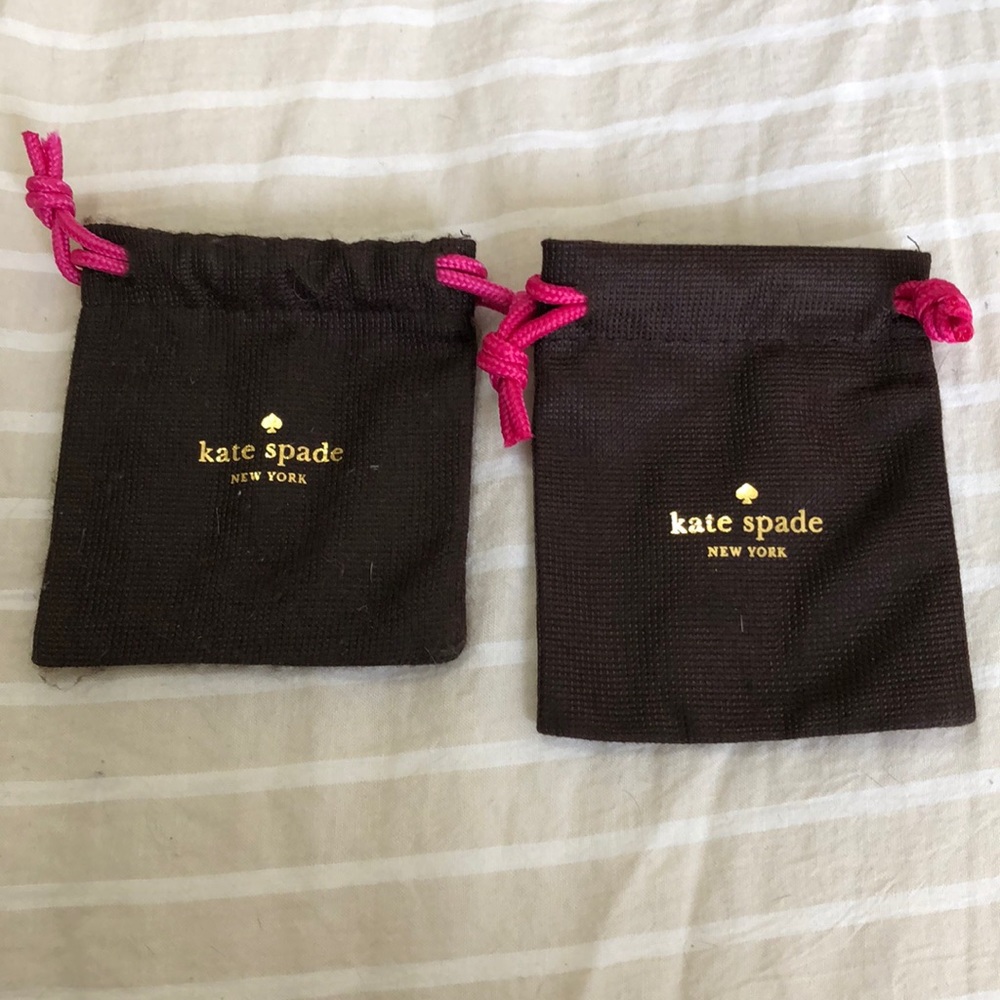 2 Kate Spade Jewelry Dust Bags